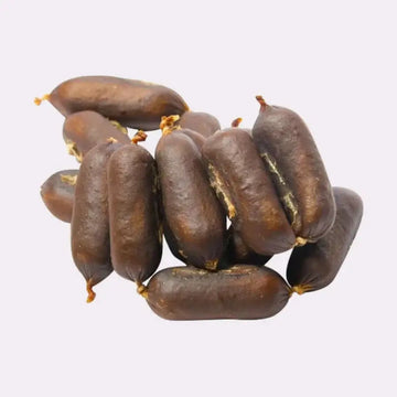 Dark Olive Green Liver sausages